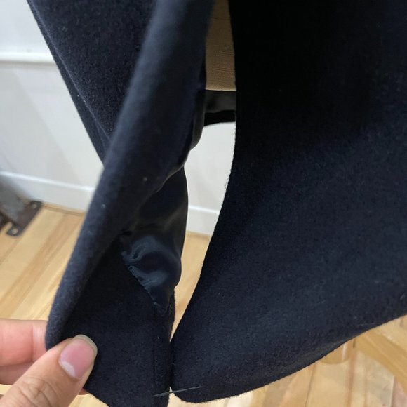 TM Lewin Chesterfield overcoat Navy size 36S - Picture 12 of 16